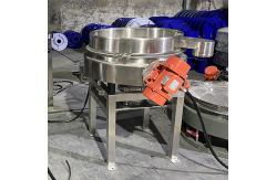 China Stainless Steel Straight-line Vibrating Screen Machine For Industrial And Food Fields supplier