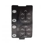 OEM 70 Shore A Laser Etched Rubber Keyboard Keys for sale