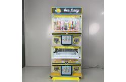 China Metal acrylic plastic 4 Player Coin Operated Crane Machine Doll Claw Vending Toy supplier