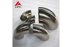 China Gr5 Titanium Elbow For Bend Pipe Fitting Connetion supplier