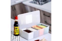 China MSG Hygiene Rectangle Plastic PP Kitchen Seasoning Box supplier