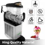 300W 10 Liter Margarita Slush Machine Single Head Iced Coffee Slush Dispenser for sale