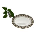 12.5 Restaurant Melamine Soup Plate Oval Shape Non Toxic Durable for sale