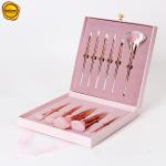 Luxury Paper Cosmetic Packaging Magnet Makeup Brush Packaging Box for sale