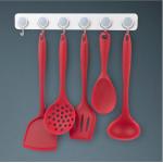 Creative Non Stick Frying Pan Spatula Soup Spoon Silicone Kitchen Utensil Set
