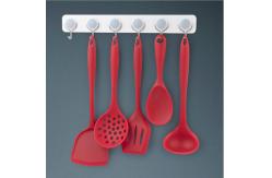 China Creative Non Stick Frying Pan Spatula Soup Spoon Silicone Kitchen Utensil Set supplier
