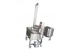 China Automatic Continuous Chocolate Enrobing Machine With Melting Tank supplier