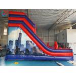 Manufacturer PVC Inflatable Slide Spiderman Hero Inflatable Double Dry Slides