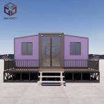 Easy And Fast Installation for Expandable double wing container house for sale