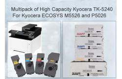 China Compatible Kyocera ECOSYS P5026cdn TK-5240 Black and Colour Toner Cartridge 4 Pack supplier