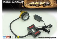 China 28000 Lux Explosion Proof LED Mining Headlamp , IP68 Waterproof miner Cap Lamp supplier