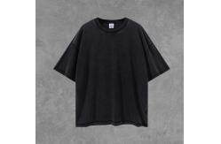 China Custom Contrast Stitch Thread Blank T Shirts Short Sleeves 2XL No Label supplier