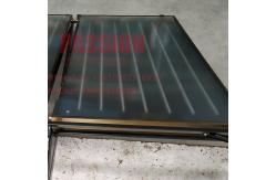 China Blue Titanium Flat Plate Solar Collector 2000L High Pressure Solar Water Heater supplier