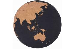 China Waterproof Circle World Map Pin Boards Dia30cm Thick 0.5cm supplier