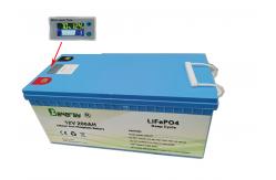 China 200Ah Lifepo4 12V Lithium Battery Pack Rechargeable For Solar System RV supplier