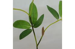 China 150cm Artificial Nandina Plant Single Green Tabletop Ornaments Potted Branches supplier