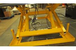 China Stationary Moves Universal Ball Single Scissor Lift Table with Customization Options supplier