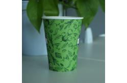 China 270ml Disposable Single Wall Hot Cup 9.5oz Biodegradable Disposable Coffee Cups supplier