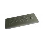 Dirt proof and waterproof dynamic metal kiosk keyboard with trackball mounting desk top for sale
