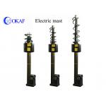 20M Height 50KG 48000lm Vehicle Mounted Telescopic Mast for sale