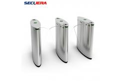 China RFID Card Reader Access Control Flap Barrier Turnstile with Fashion Style Design supplier