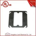 Metal Conduit Box Steel One Gang Square Electrical Box Cover , E349123 for sale