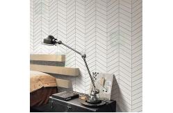 China Morden Fish Bone Marble Mosaic Background Wall Tiles For Living Room supplier