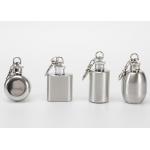 Portable Small Novelty Hip Flask 1 Ounce White Wine Bottle With Key Chain for sale