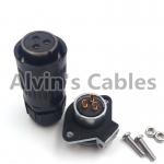 High Performance Industrial Power Connectors , Led Cable Connectors Bayonet Coupling for sale
