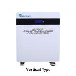 10kwh Home Battery Power , Vertical Domestic Batteries For Solar Power And Wind for sale