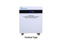 China 10kwh Home Battery Power , Vertical Domestic Batteries For Solar Power And Wind supplier