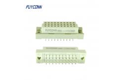 China Female European Connector PCB Straight Terminal DIN 41612 Eurocard Connector supplier