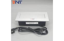 China Zinc Alloy Hidden Office Room Table Pop Up Socket Outlet supplier
