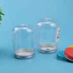 Custom 54mm PET Plastic Beverage Jar For Cool Coffee