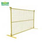 Galvanized Outdoor Portable Construction Temporary Fence Panels 6 Feet X 10 Feet for sale