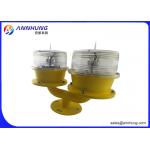 Low - Intensity Solar Obstruction Light / 3W Double Aircraft Warning Light for sale