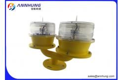 China OB Solar Powered LED Aviation Obstruction Light With Photocell PC Material supplier