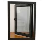 Custom Aluminum Frame Single Double Tempered Glass Casement Window  for sale
