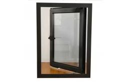 China Custom Aluminum Frame Single Double Tempered Glass Casement Window  supplier