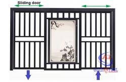 China Modern Walkway Steel Sliding Gate Aluminum Auto Electric Pedestrian Passageway supplier
