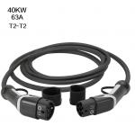 Type 2 To Type 2 Customized Model 3 EV Charging Chargers TPU Cable 63A 3 Phase 40KW for sale