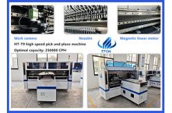 China Four Module RGB 100M LED Strip Light Manufacturing Machine  SMT Pick Place Machine supplier
