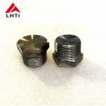 Forged Titanium Stud Bolt Nuts Lightweight Nature/Colored CNC Fasteners With Tolerance 0.13mm for sale