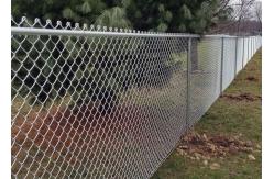 China Galvanized / PVC Coated Chain Link Fence Cyclone Fencing 3 Foot Height supplier