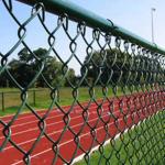 6 Foot Chain Link Mesh Fencing 9 Gauge Galvanized And Pvc Coated Wire for sale