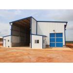 High Resistance To Deformation Steel Structure High Rise Building Single Slop Method Customized for sale