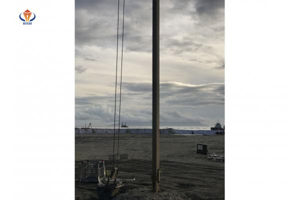 150 KW Electrical Vibroflot Equipment Vibro Compaction Stone Columns Engineering