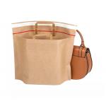 Biodegradable Kraft Paper Handbag CMYK Kraft Paper Tote Bag ISO for sale