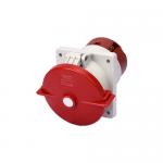 125A 380V IP67 Three Phase Industrial Panel Mount Power Socket for sale