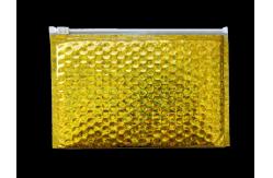 China 400x300mm Orange Resealable Zipper Bubble Bags Shock Resistance ISO9001 supplier